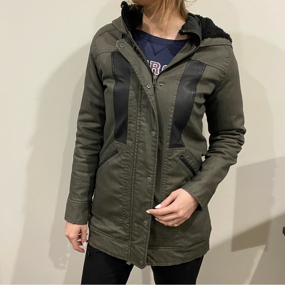 RVCA Olive Coat